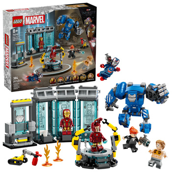 Lego Super Heroes 76315 Laboratorium Iron Mana: Zbrojownia 