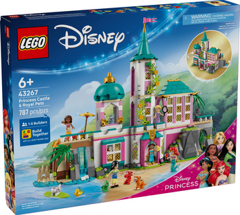 Lego Disney 43267 Zamek księżniczek i królewskie zwierzaki