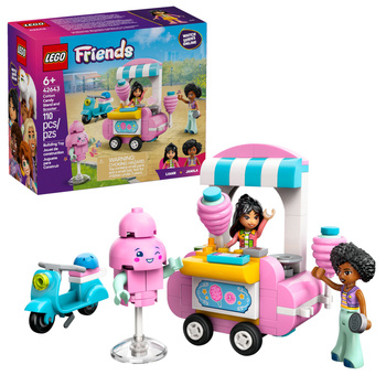 Lego Friends 42643 Stoisko z watą cukrową i skuter  
